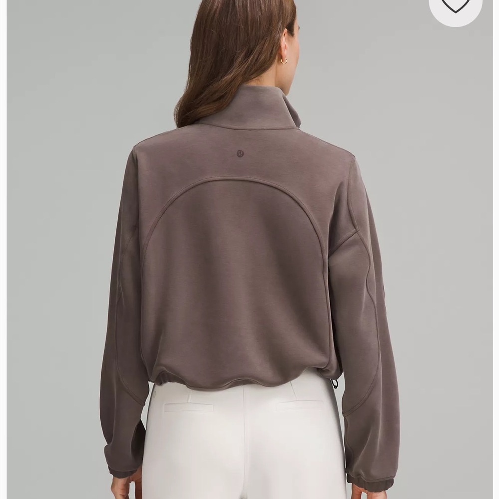 Lululemon Ribbed Brushed Softstream Quarterzip